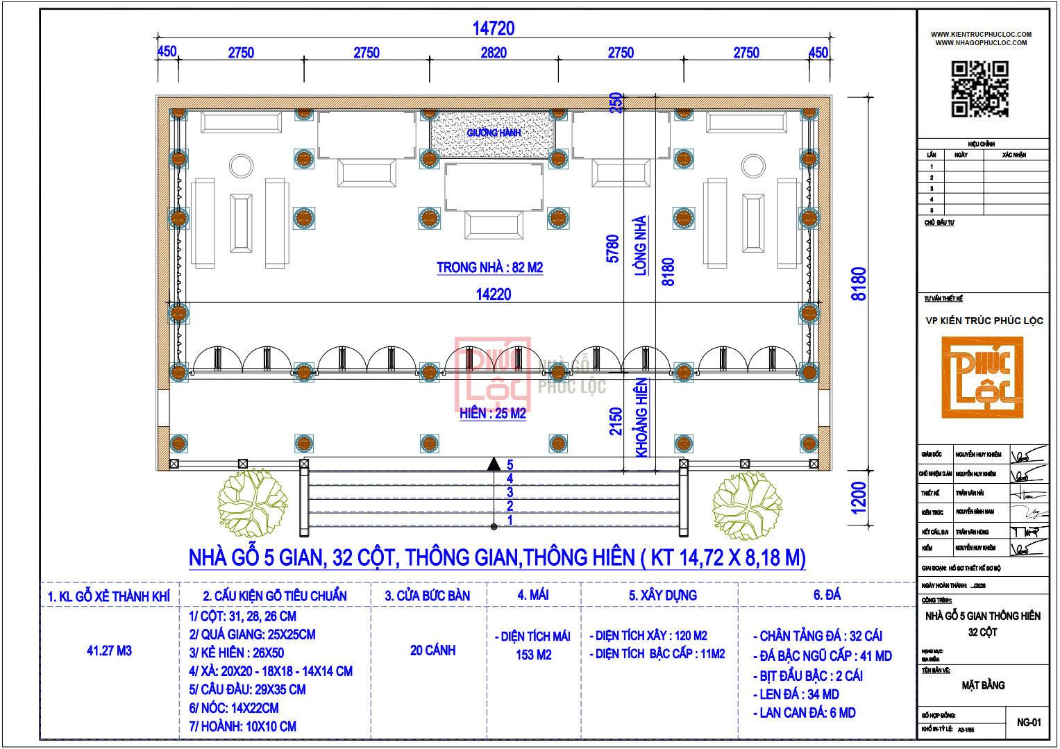 5 Gian 32 CỘt, ThÔng Gian, ThÔng HiÊn
