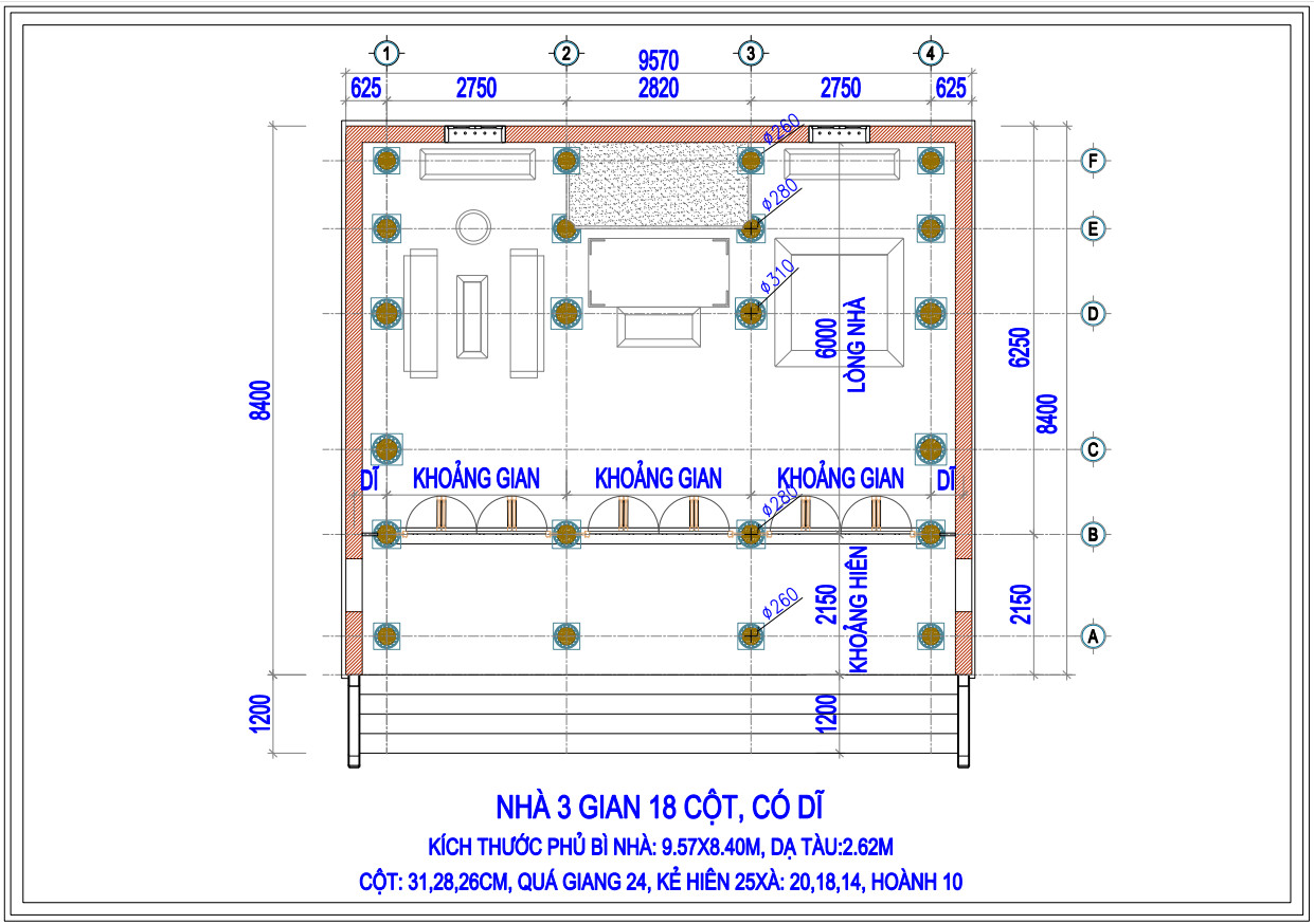 7. Nha Go 3 Gian 22 Co Di