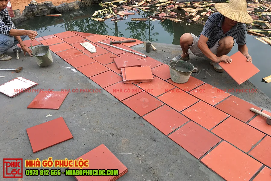 Gạch lát nền chòi lục giác