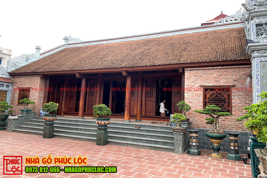 Nhà cấp 4 đẹp 5 gian truyền thống của anh Tuân ở Hà Tây-PNT3257 - Phố Nam  Thành