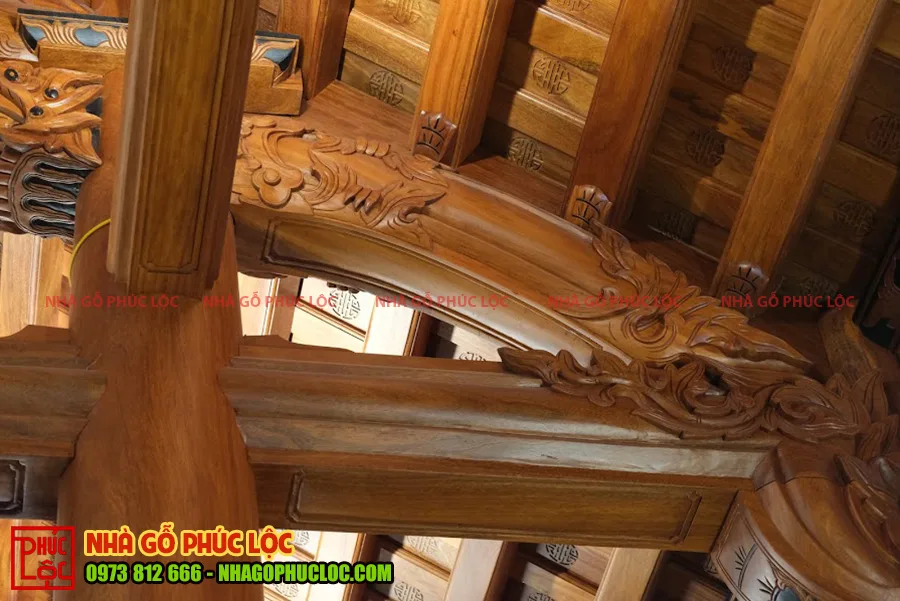 Kẻ truyền nhà gỗ 5 gian
