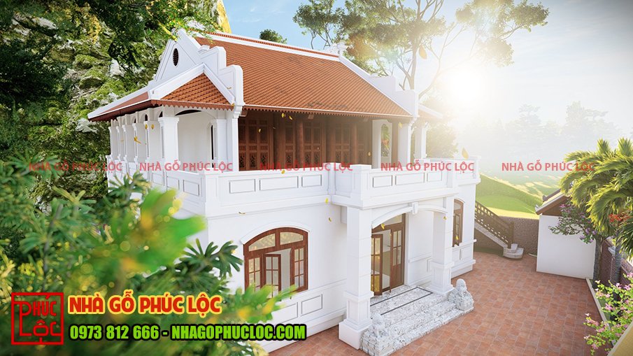 Mái nhà gỗ thiết kế độc đáo