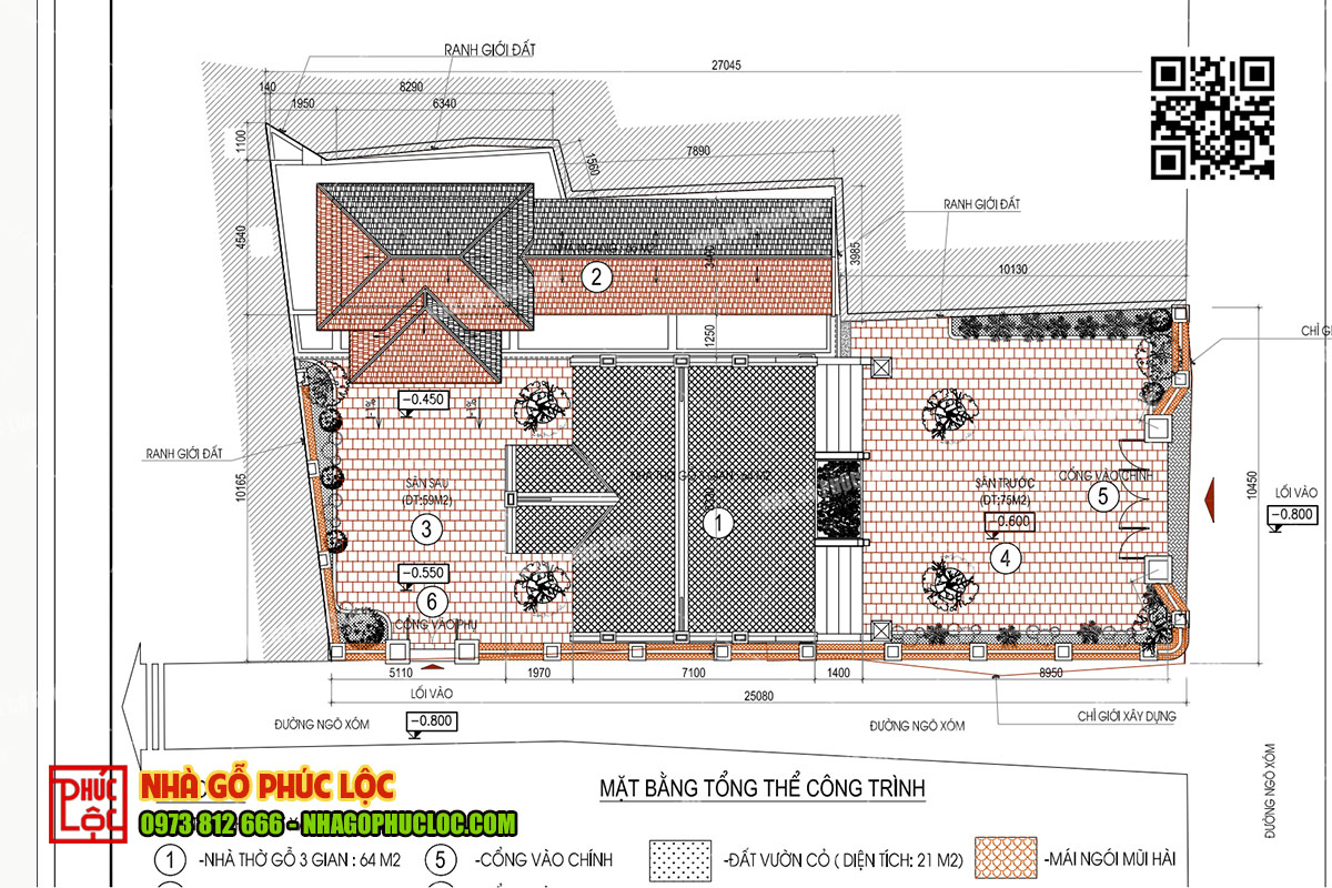 Mat Bang Nha Go 3 Gian Dong Hưng Thai Binh