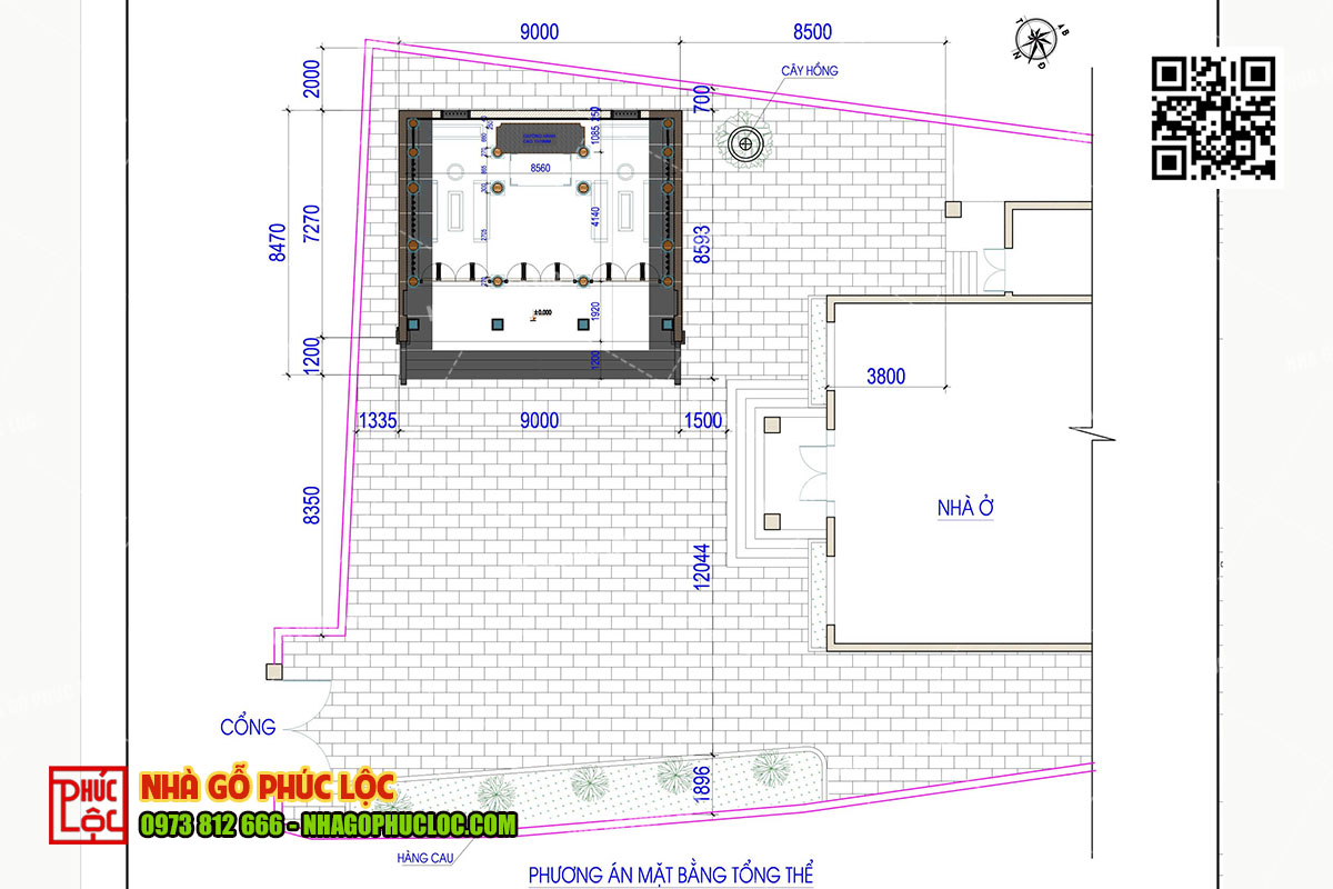 Nha Gỗ 3 Gian Chú Hải