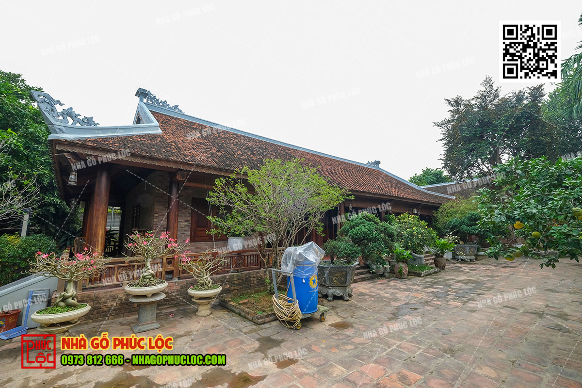 trục vận hành nhà gỗ