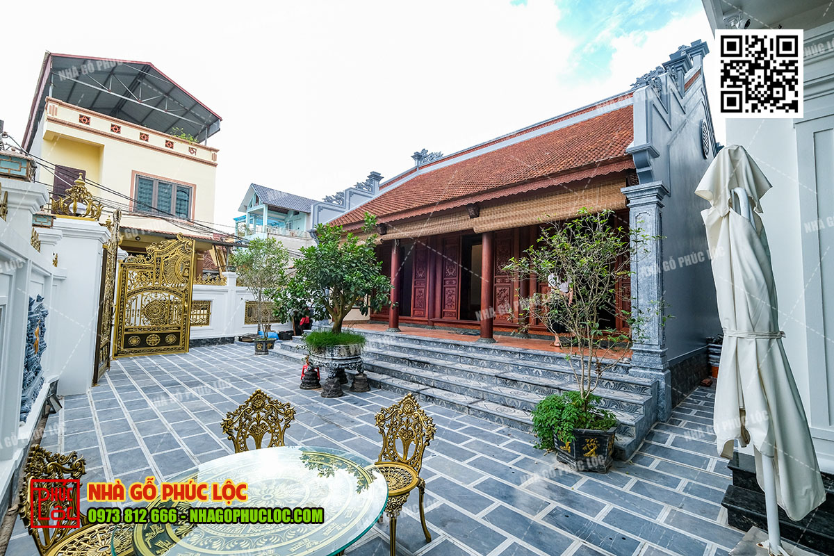 trục vận hành nhà gỗ