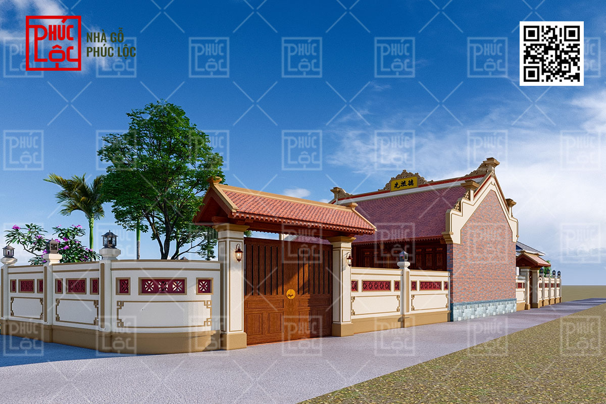 Mẫu thiết kế nhà gỗ 3 gian