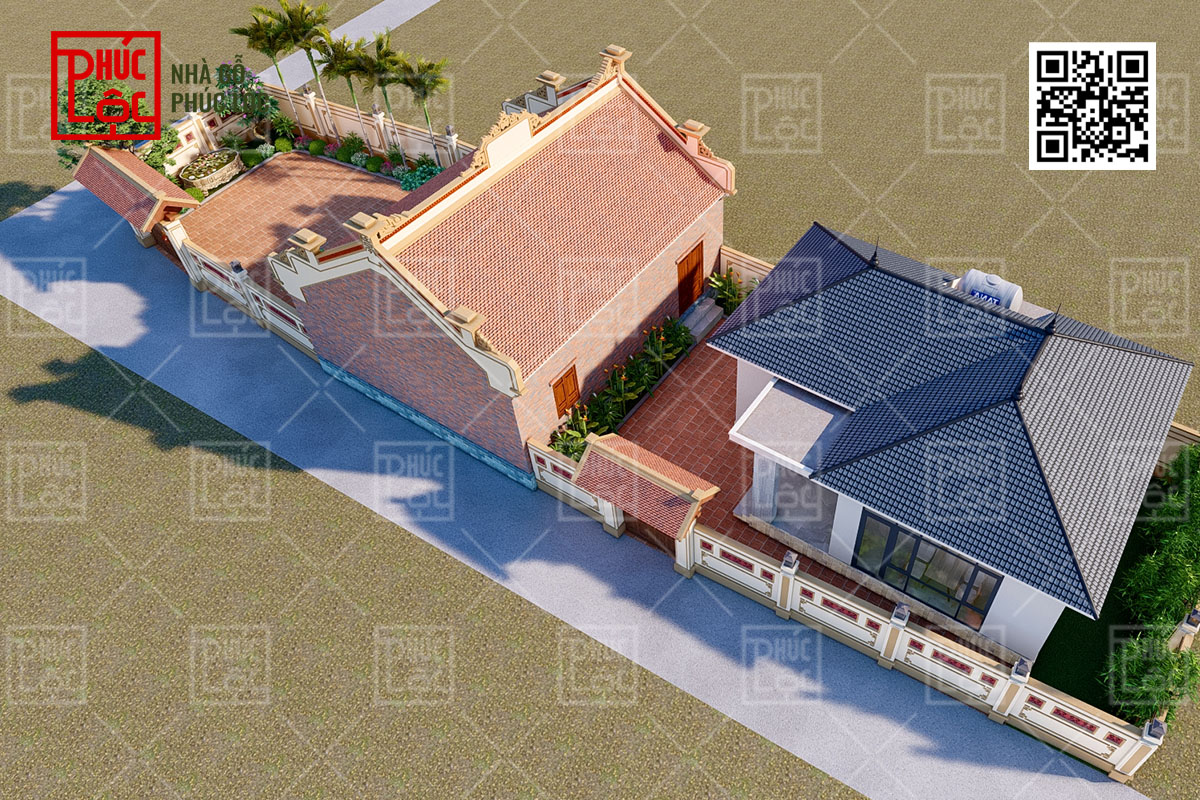 Mẫu thiết kế nhà gỗ 3 gian